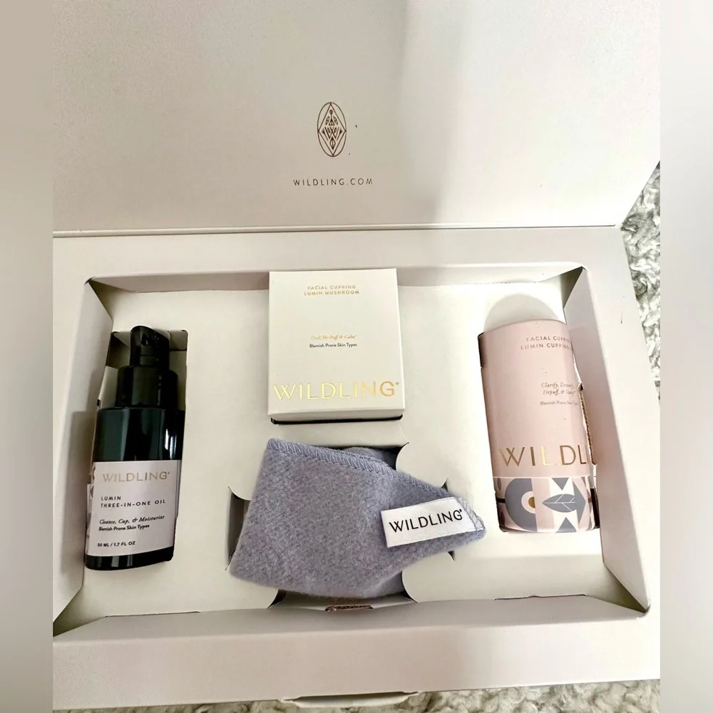 Wildling NWT Facial Cupping Lumin Collection